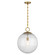 Cabot One Light Pendant in Warm Brass (51|7-1840-1-322)