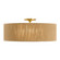 Maynard Four Light Flush Mount in Warm Brass (51|6-9312-4-322)