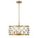 Bailey Four Light Convertible Semi-Flush /Pendant in Warm Brass (51|6-8410-4-322)