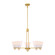 Kohlman Five Light Chandelier in Warm Brass (51|1-7265-5-322)