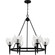 Shea Six Light Chandelier in Matte Black (10|SHA5032MBK)