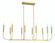 Traci Ten Light Island Pendant in Satin Brass (46|59870-SB)