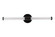Contrast LED Vanity in Flat Black (46|20224FB-LED)