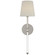 Camille LED Wall Sconce in Polished Nickel (268|SK 2019PN-L-CL)