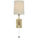 Camille LED Wall Sconce in Hand-Rubbed Antique Brass (268|SK 2014HAB-L)