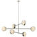 Melange LED Chandelier in Polished Nickel (268|KW 5607PN-ALB)