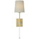 Lucia LED Wall Sconce in Gild and Crystal (268|JN 2052G/CG-L-CL)