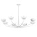 Arcata Eight Light Chandelier in Gesso White (67|F2048-GSW)