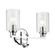 Gioe Two Light Bath in Chrome (12|55225CHFLU)