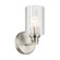 Gioe One Light Wall Sconce in Brushed Nickel (12|55224NIFLU)