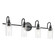 Kavi Four Light Bath in Black (12|55212BK)