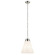Marsailli One Light Pendant in Polished Nickel (12|52662PN)
