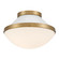 Xander One Light Flush Mount in Vibrant Gold (60|XAN-8001-VG-WH)
