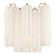Addis Two Light Wall Sconce in Aged Brass (60|ADD-303-AG-WH)