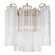 Addis Two Light Wall Sconce in Aged Brass (60|ADD-303-AG-CL)