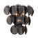 UROKO Three Light Wall Sconce in Black Nickel (33|524622BN)
