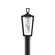 Manchester LED Post Mount in Black (34|PM-W33516-30-BK)