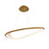 Oyster LED Pendant in Aged Brass (34|PD-41433-40-AB)