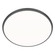 Parthenon LED Flush Mount in Black (34|FM-37522-40-BK)