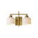 Bisque Two Light Wall Sconce in Natural Aged Brass (16|21492WTNAB)
