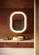Float LED Vanity Mirror in White (347|VM13837-WH-5CCT)