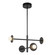 Elixir LED Chandelier in Black (347|CH15504-BK-UNV)
