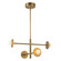 Elixir LED Chandelier in Brushed Gold (347|CH15504-BG-UNV)