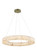 LumenAria LED Pendant in Brushed Brass (102|ALR-8223-BRSS)