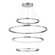 Groove 5CCT LED Pendant in Brushed Aluminum (86|E52729-AL)