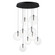Global LED Pendant in Black (86|E25077-18BK)