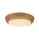 Merida Three Light Flush Mount in Rattan (452|FM511217RA)