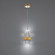 Silo LED Mini Pendant in Aged Brass (529|BPD40513-AB)