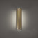 Strait LED Wall Sconce in Aged Brass (281|WS-82522-40-AB)