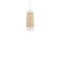 Chauncey LED Mini Pendant in Beige Travertine/Aged Brass (281|PD-5513-35-WV/AB)