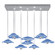 Embark LED Pendant in Silver Leaf/Blue (48|100062-41)