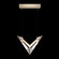 Blade LED Linear Pendant in Champagne (48|100055-6)