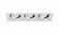 Baby Tango LED Recessed Multiple in White (40|BTGO3T02FG1027WCL)