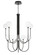 Iissa LED Chandelier in Matte Black (40|48926-010)