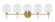 Iissa LED Vanity in Gold (40|48919-012)