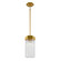 Emma One Light Pendant in Brushed Brass (78|AC12060BR)