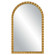 Dandridge Arch Mirror in Antiqued Metallic Gold Leaf (52|08269)
