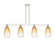 Arcadia Four Light Island Pendant in Polished Nickel (405|716-4I-PN-G480-6AM)
