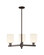 Arcadia Three Light Flush Mount in Oil Rubbed Bronze (405|716-3CR-OB-G559-5GWH)