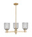 Arcadia Three Light Flush Mount in Champagne Bronze (405|716-3CR-CB-G559-5SM)