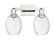 Arcadia Two Light Bath Vanity in Polished Nickel (405|716-2W-PN-G459-6CL)