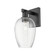 Arcadia One Light Wall Sconce in Matte Black (405|716-1W-BK-G457-6CL)