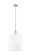 Arcadia One Light Pendant in Brushed Satin Nickel (405|716-1S-SN-G559-12GWH)