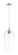 Arcadia One Light Pendant in Brushed Satin Nickel (405|716-1P-SN-G456-8CL)
