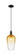 Arcadia One Light Pendant in Matte Black (405|716-1P-BK-G484-7AM)