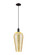 Arcadia One Light Mini Pendant in Matte Black (405|716-1P-BK-G456-8ME)